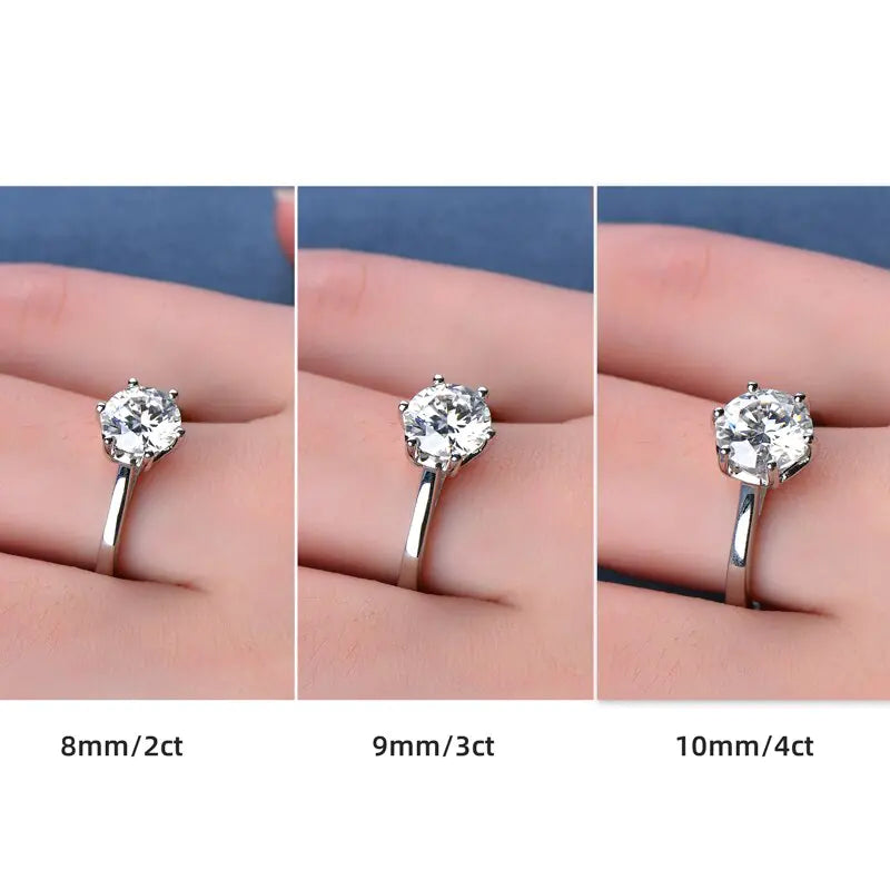 Moissanite Engagement Ring