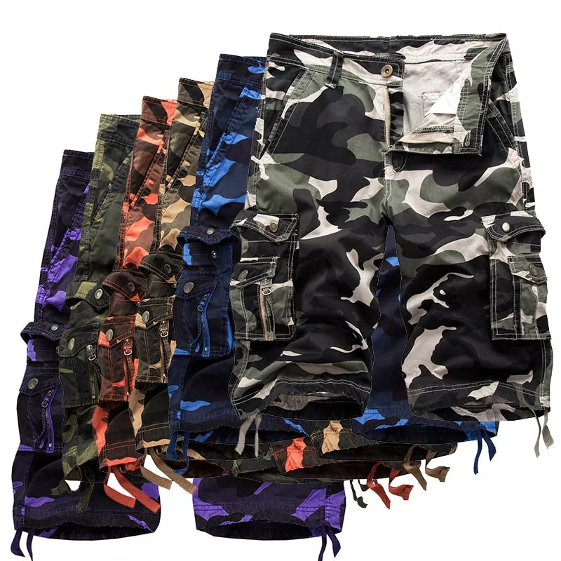 Cargo Shorts Men Camo