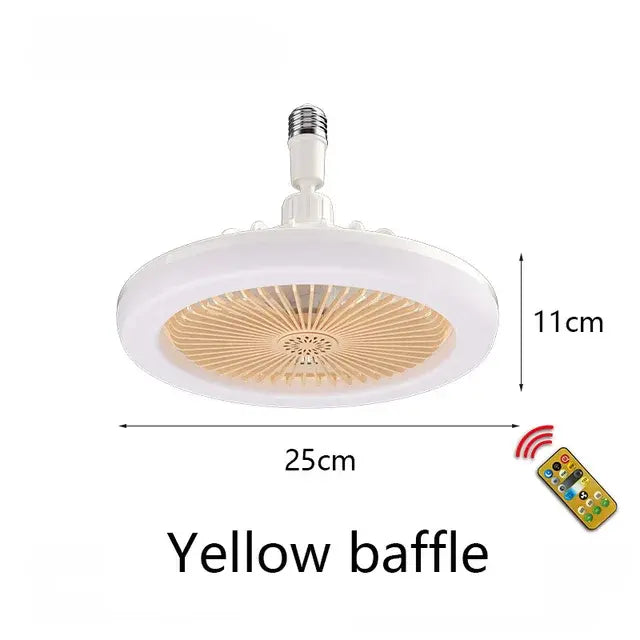 Remote-Controlled Ceiling Lamp Fan