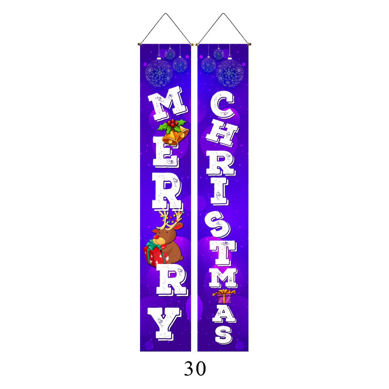 Christmas Door Banner Decoration