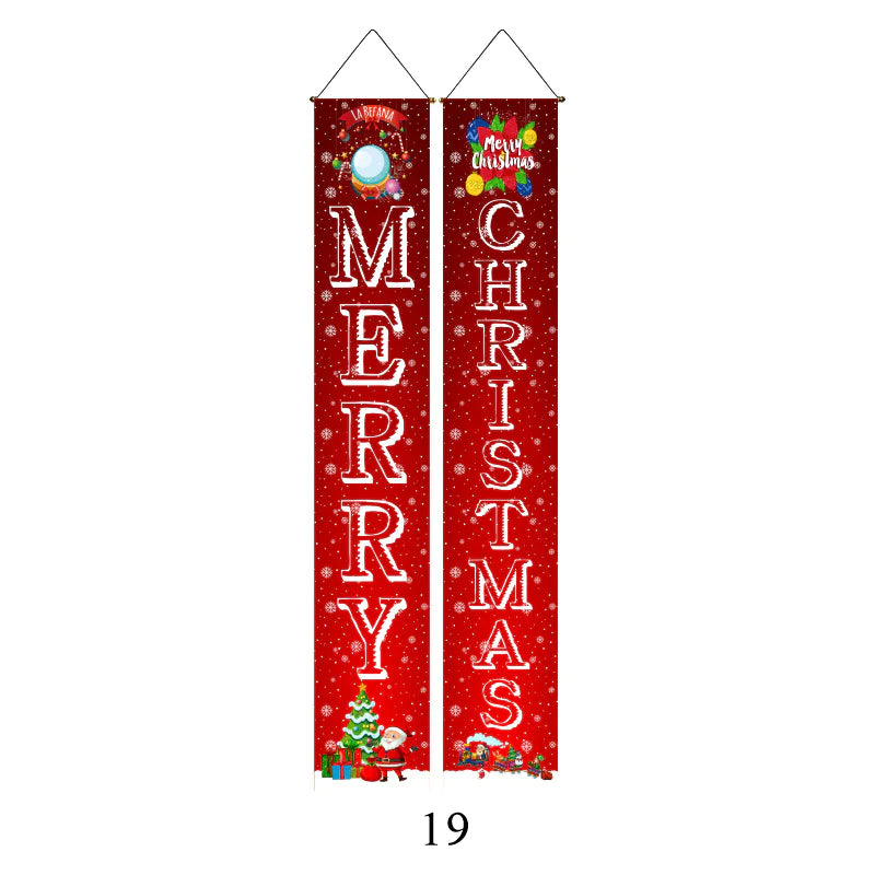 Christmas Door Banner Decoration