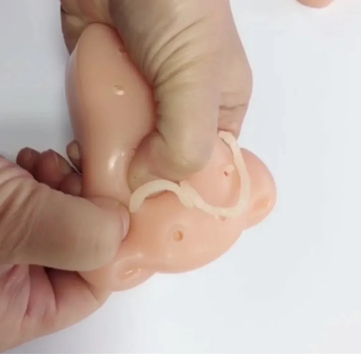 Funny Pimple Popping Toy with Refillable Pus