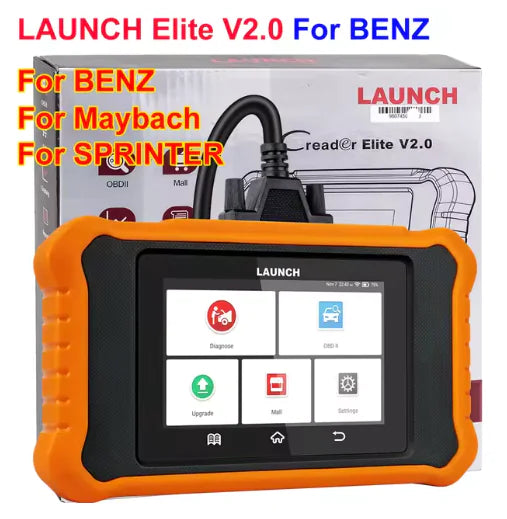 Start X431 Elite 2.0 Full-System Car Diagnostic Tool - OBD/OBD2 Scanner with Active Test, ECU Coding, and Free Updates