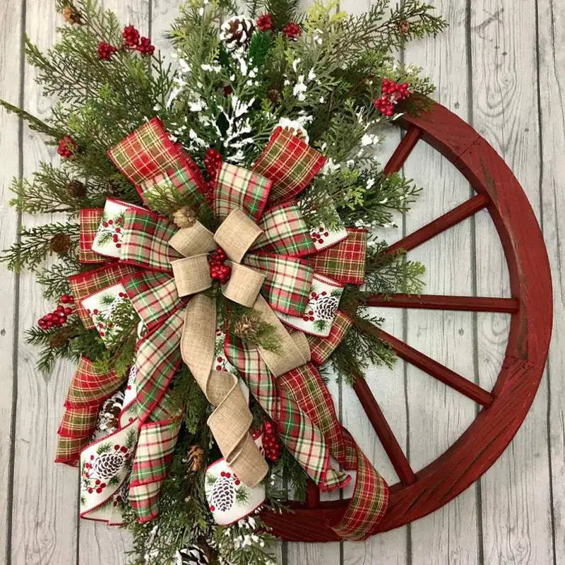 Christmas Pine Cone Wreath