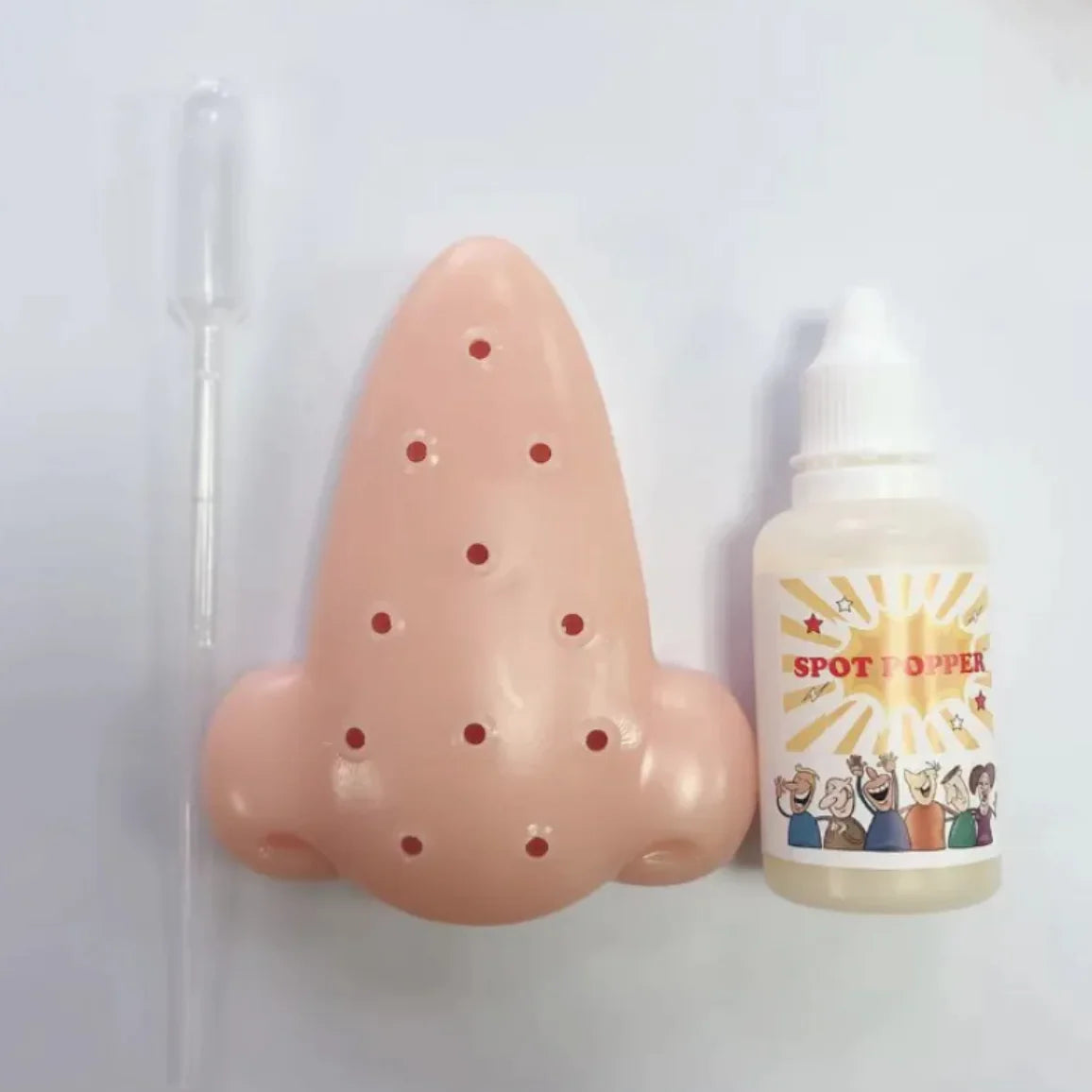 Funny Pimple Popping Toy with Refillable Pus