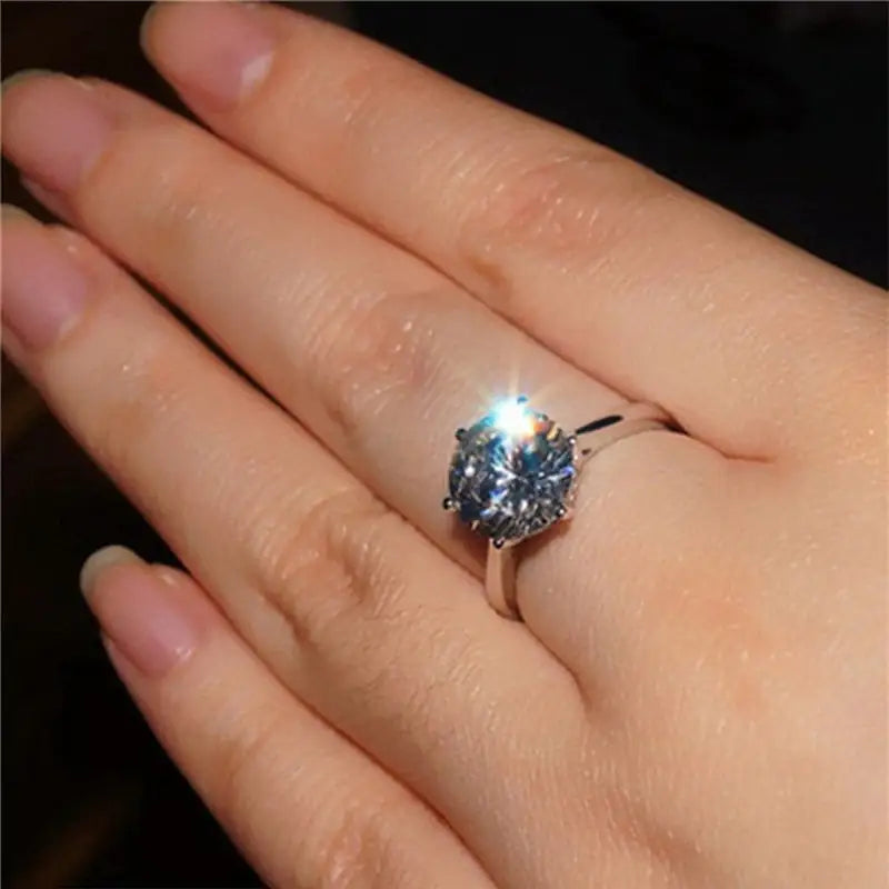 Moissanite Engagement Ring