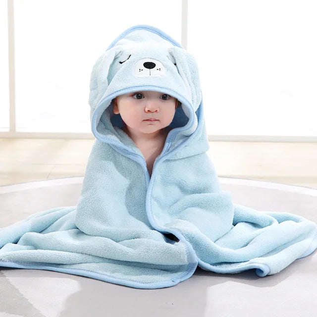 Cartoon Animal Baby Bath Towels