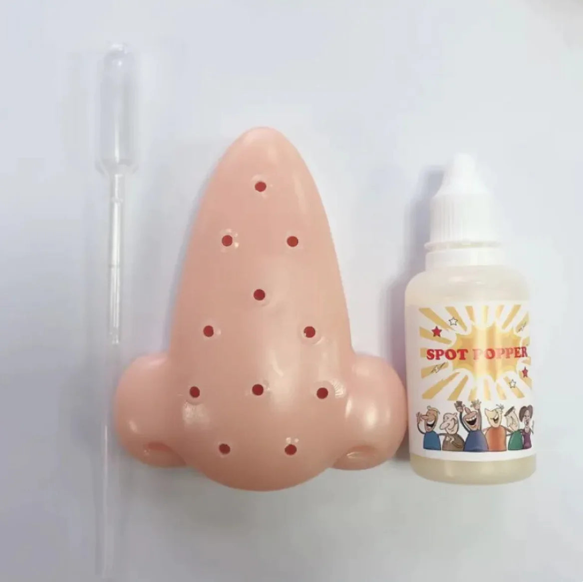 Funny Pimple Popping Toy with Refillable Pus