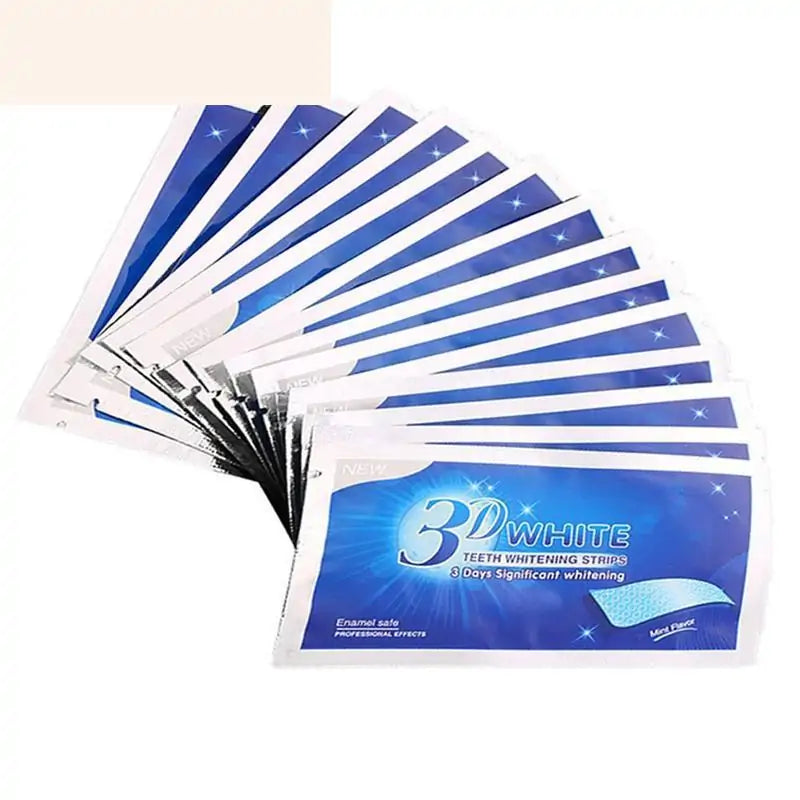 14Pcs/7Pair 3D White Gel Teeth Whitening Strips